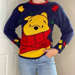 Winnie the Pooh Vintage Fall Sweater